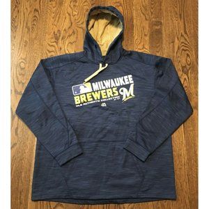 Milwaukee Brewers Game Worn Team Issued Hoodie